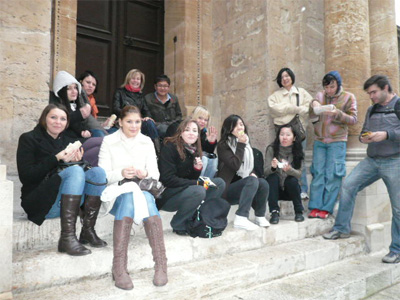 Resting at Bodlien Library