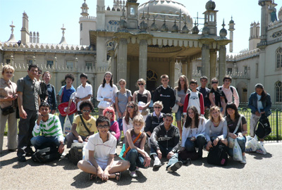 At the palace Brighton
